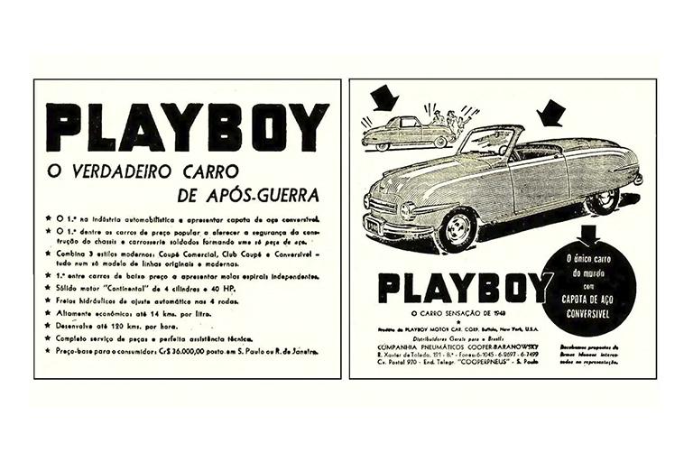 Playboy e a propaganda do carro