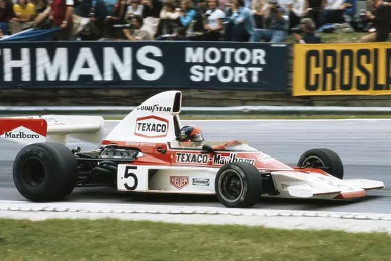 Título de Emerson Fittipaldi com a McLaren.