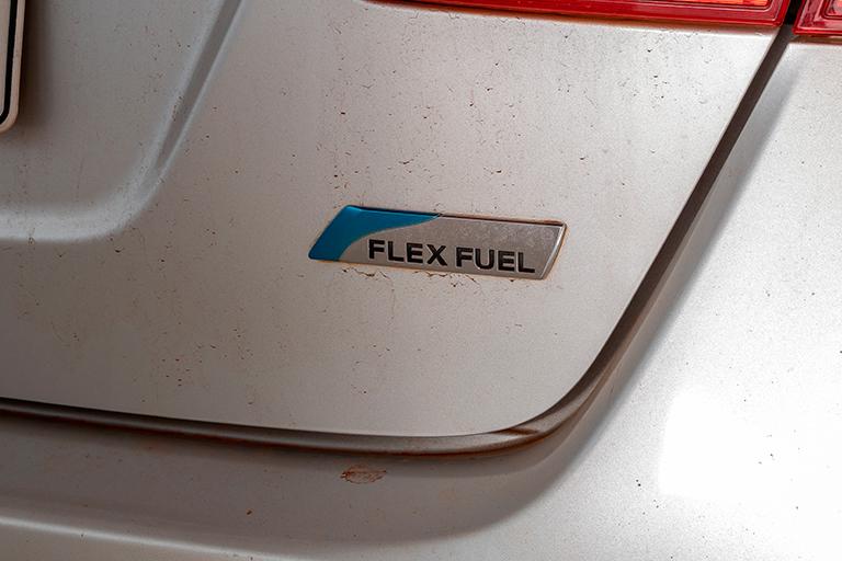 Etiqueta de veículo flex